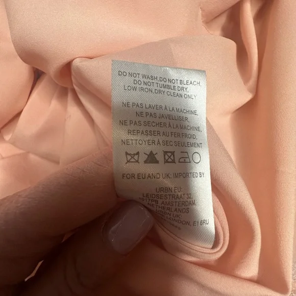 Hutch Amara Bustier Pleated Fit and Flare Midi Dress pink/purple 24W - Picture 10 of 12